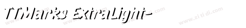 TTMarks ExtraLight字体转换